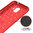 Flexi Slim Carbon Fibre Case for Samsung Galaxy J2 Pro (2018) - Brushed Red